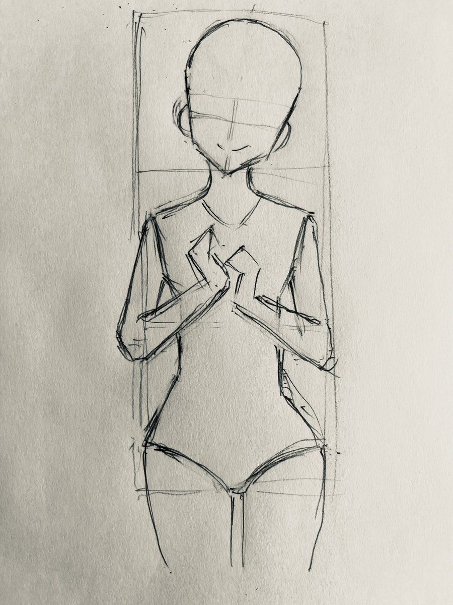 絵の練習を始めた

←1日目　2日目→

比を頭と手に叩き込んでいく https://t.co/c52fyZIYQH