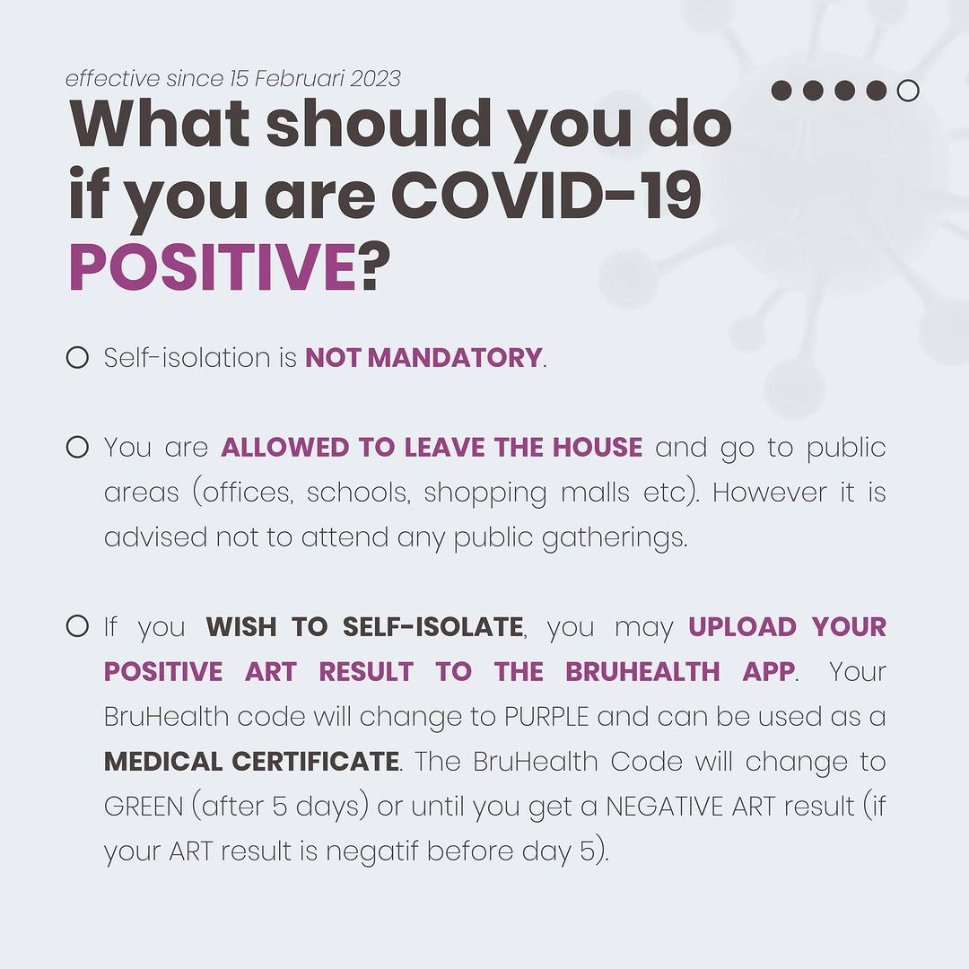 With the announcement from WHO that COVID-19 is no longer categorised as a Public Health Emergency of International Concern, the Ministry of Health will continue to monitor the situation of the infection of COVID-19 and will inform of any developments as required.

#govbn #brunei