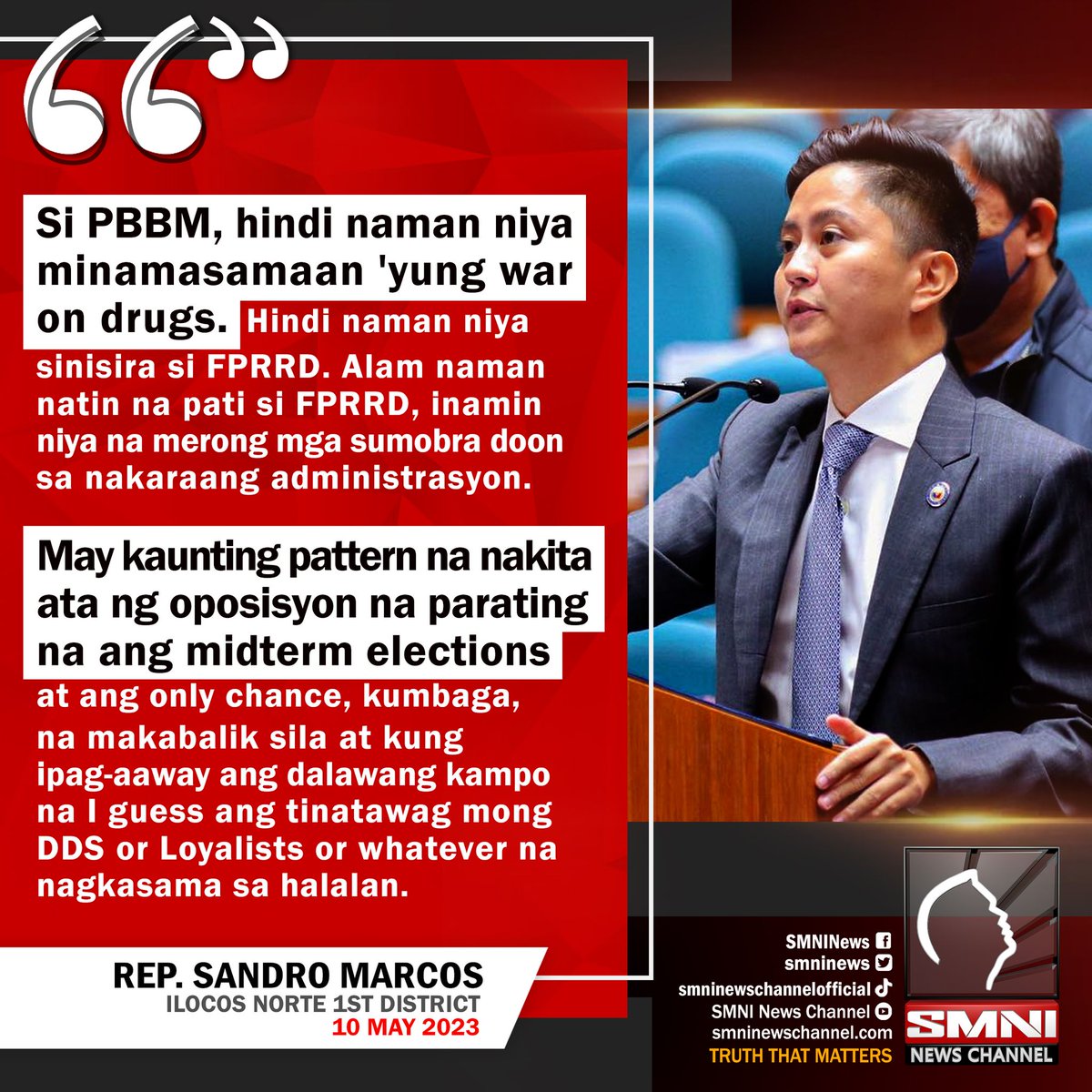 Mga taga-oposisyon, pinag-aaway ang kampo ni PBBM at FPRRD upang makabalik sa pwesto?
