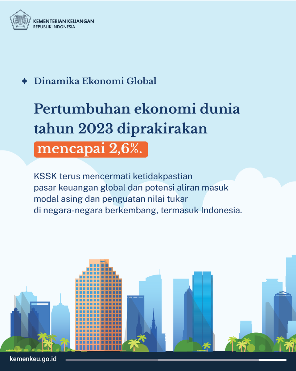danipurwadi's tweet photo. Halo Temankeu,

Stabilitas Sistem Keuangan Indonesia Triwulan I tahun 2023 terjaga,

Kemenkeu bersama BI, OJK dan LPS terus berkoordinasi dan waspada terhadap kondisi ekonomi global. https://t.co/Wa9NLu671g