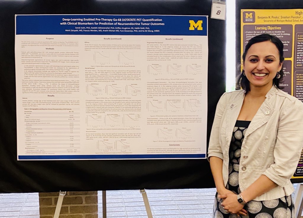 Sonal Joshi, PhD (she/her) (@joshisonal) on Twitter photo There’s some really incredibly work being done <a href="/UMichMedSchool/">University of Michigan Medical School</a>! Dr. Azadeh Akhavanallaf and I presented our research under Dr. Ka Kit Wong and Dr. Yuni Dewaraja at today’s <a href="/UMichRadiology/">Michigan Radiology</a> Research Symposium. ☢️ There’s some really incredibly work being done <a href="/UMichMedSchool/">University of Michigan Medical School</a>! Dr. Azadeh Akhavanallaf and I presented our research under Dr. Ka Kit Wong and Dr. Yuni Dewaraja at today’s <a href="/UMichRadiology/">Michigan Radiology</a> Research Symposium. ☢️