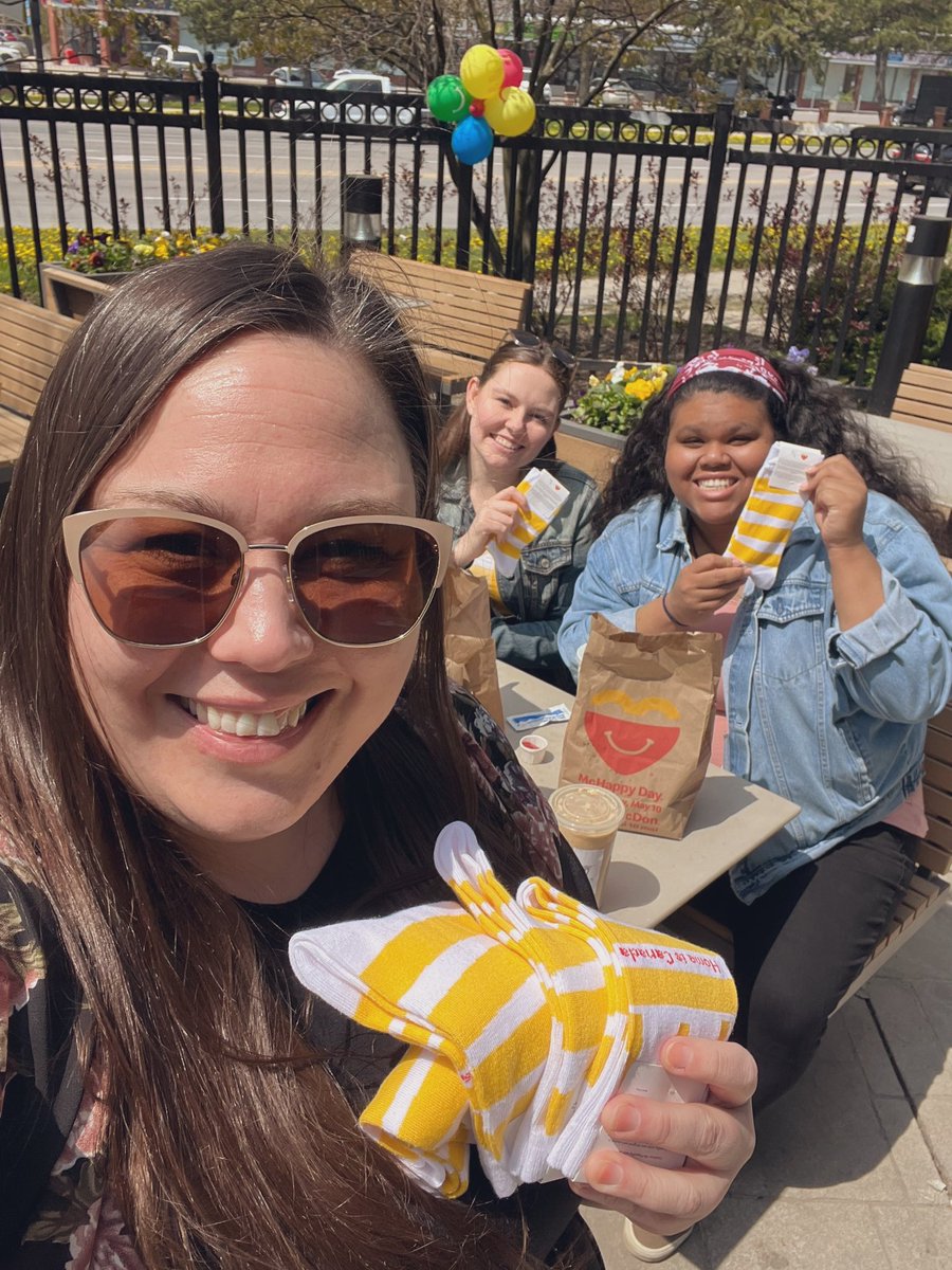 Yay, it’s #McHappyDay!!! Every item gives support to Ronald McDonald Houses - a home away from home for families with children in hospital or receiving life saving treatments. They do incredible things with these funds, so go get some nuggies or some new socks. THANK YOU 💛
