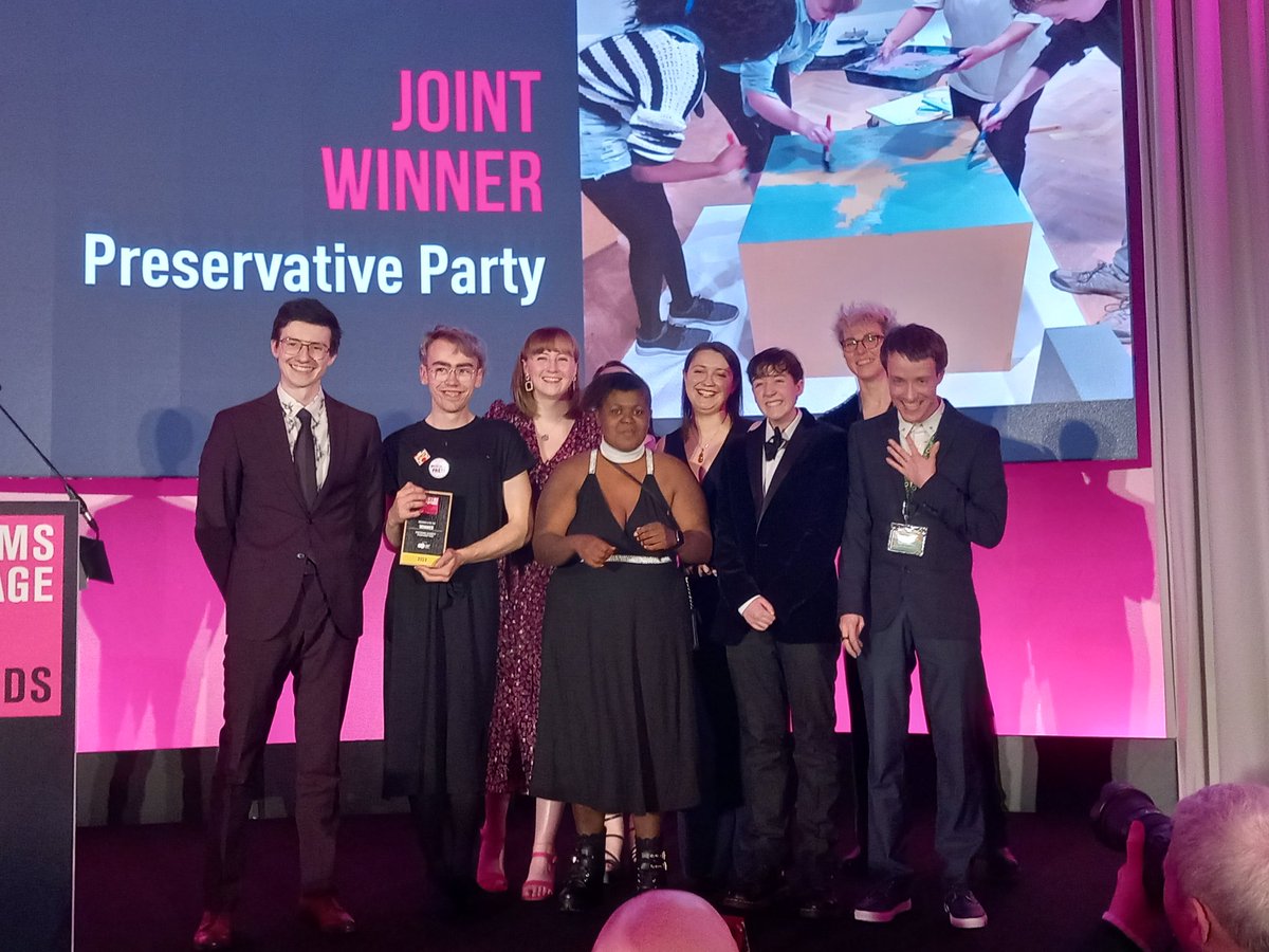 Rebecca Machin (@curator_rebecca) on Twitter photo Wooohooooo!!! The glorious <a href="/presparty/">Preservative Party</a> <a href="/LeedsMuseums/">Leeds Museums & Galleries</a> <a href="/LeedsCityMuseum/">Leeds City Museum</a> won the volunteer award <a href="/MandHShow/">Museums + Heritage Show & Awards</a>!!!
A fantastic bunch of young people xxx Wooohooooo!!! The glorious <a href="/presparty/">Preservative Party</a> <a href="/LeedsMuseums/">Leeds Museums & Galleries</a> <a href="/LeedsCityMuseum/">Leeds City Museum</a> won the volunteer award <a href="/MandHShow/">Museums + Heritage Show & Awards</a>!!!
A fantastic bunch of young people xxx