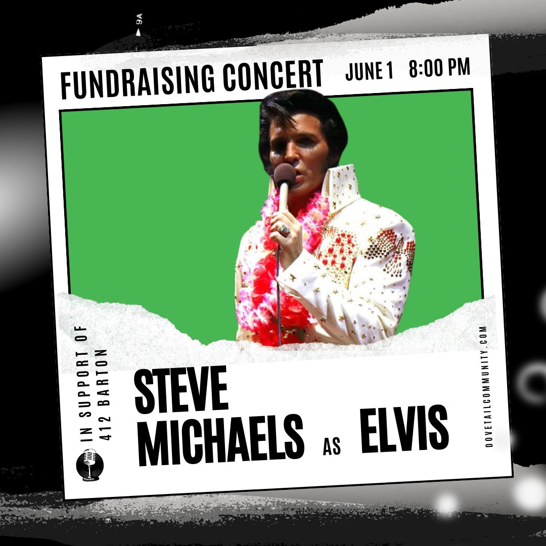 Get your Elvis in Hamilton tickets today! If you want something REALLY special - check out the VIP Experience! You'll meet Steve Michaels after the show, get your photo taken with The King, and receive a gift 
dovetailcommunity.com/elvisinhamilton
#HamOnt #HamiltonOntario #HamiltonON