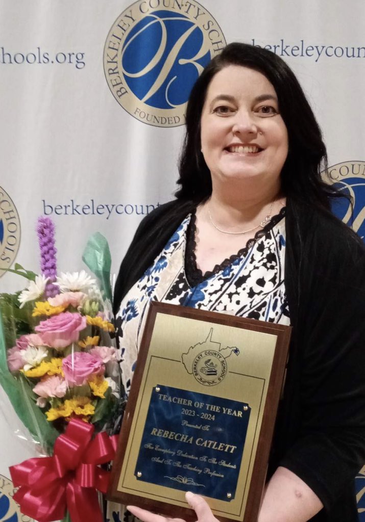 It is an incredible honor to be named Berkeley County Teacher of the Year. A week later, it’s still sinking in. I share this great honor with all of my students; past, present, and future. They are my biggest inspiration and joy! 🥰🥰🥰