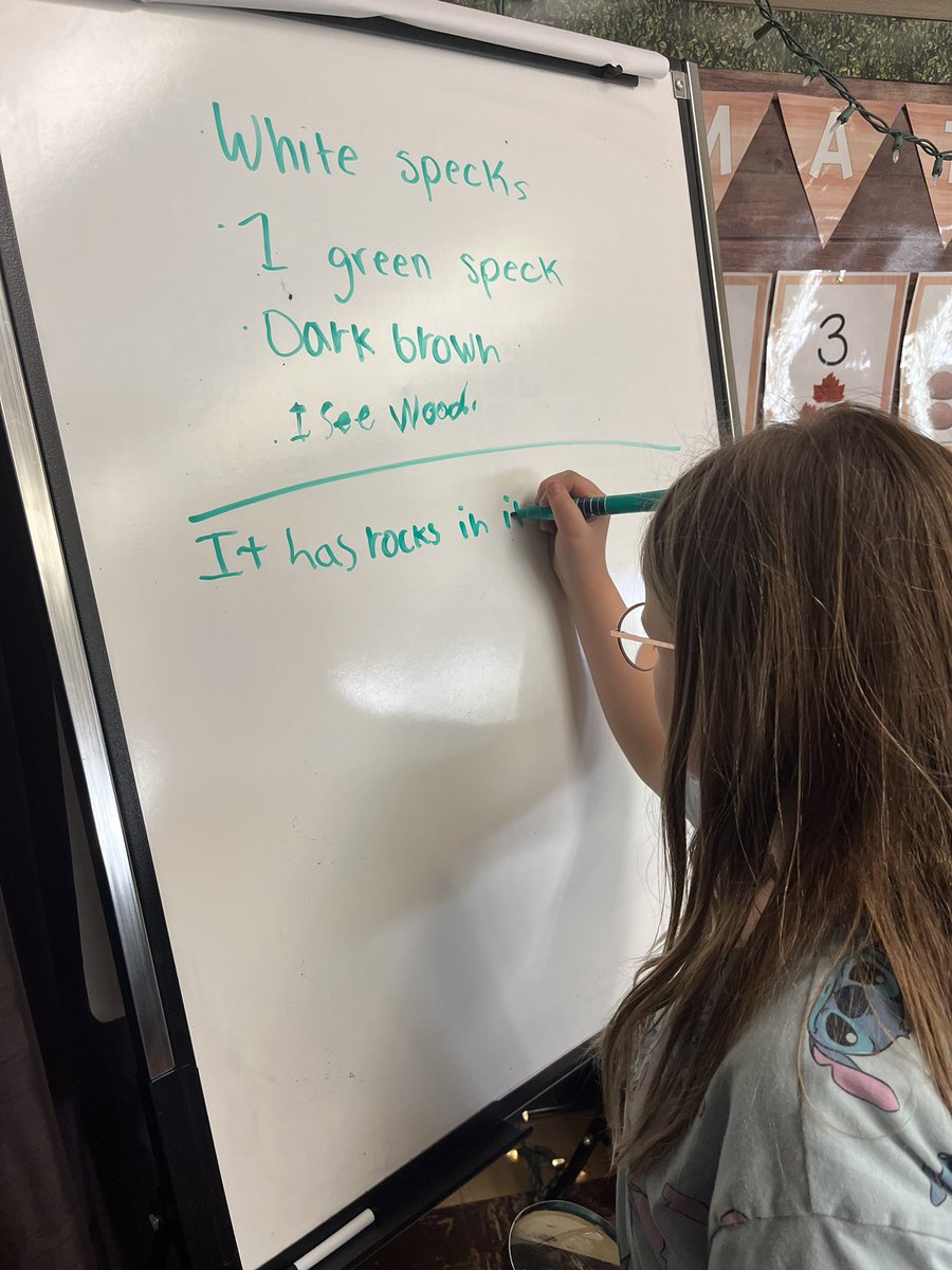 Students were having lots of fun playing ‘school’ all day today so I let them facilitate their own learning experience surrounding soil today. I provided them with the materials they needed, gave them guidance, and they did the rest! #edutwitter <a href="/StMarySchool2/">St Mary School</a> <a href="/HolyTrinitySD/">Holy Trinity</a>