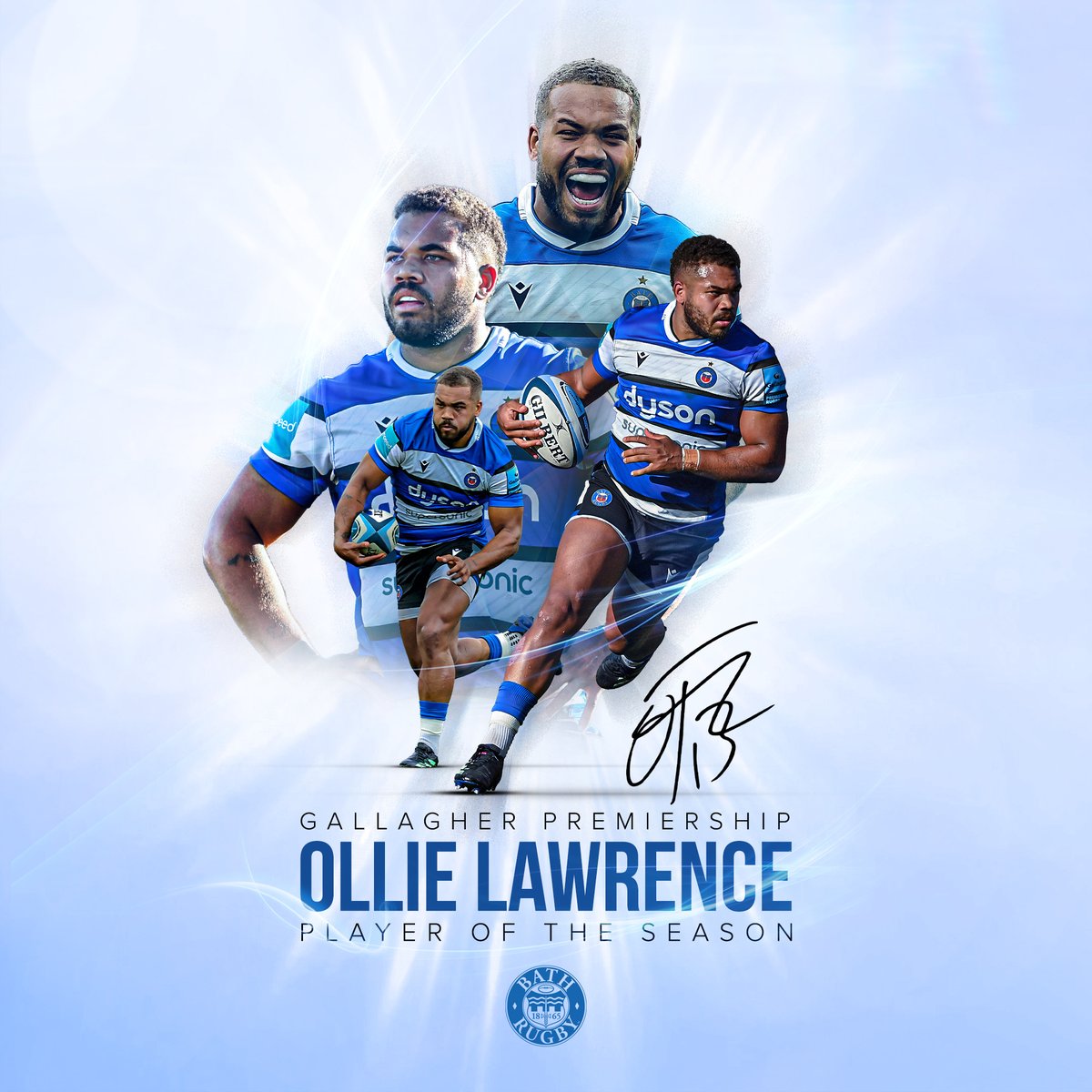 🏆 𝗛𝗘'𝗦 𝗪𝗢𝗡 𝗜𝗧! 🏆

<a href="/OLawrence1/">Ollie Lawrence</a> is the 2022/23 <a href="/premrugby/">PREM Rugby</a> Player of the Season 👑

He's been superb and we can't wait to see him in 🔵⚫️⚪️ for years to come!

Congratulations, Ollie! 💙
