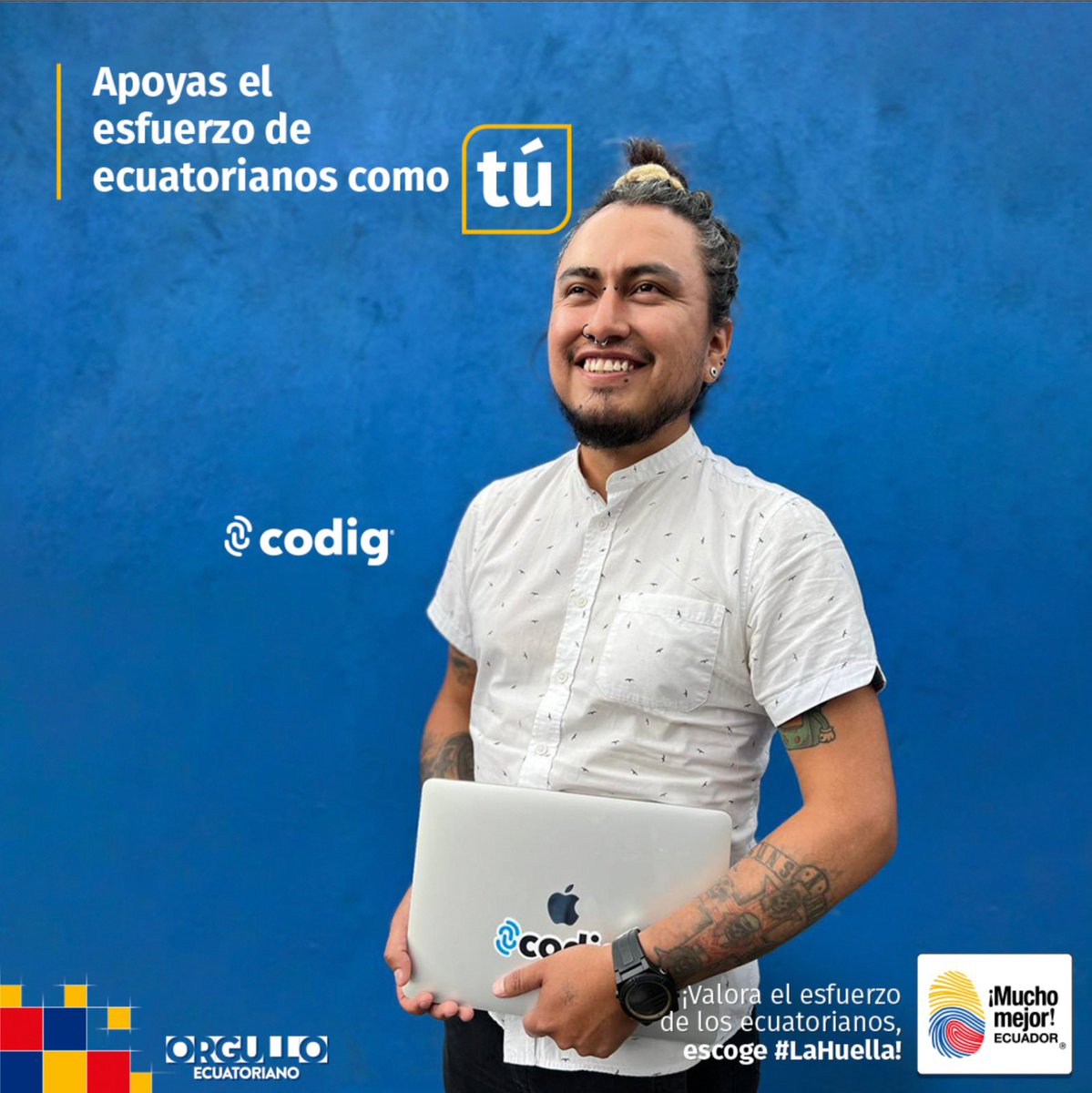 codig_ec's tweet photo. Elegimos crecer en el Ecuador porque creemos en su 
gente y en la calidad de su trabajo🏅👩🏾‍🦱👨🏼

@Ecuador_calidad 

#OrgullososDeNuestraGente2023
#ComparteConOrgullo
#OrgullososDeLosEcuatorianos
#CalidadEcuatoriana
#Orgullosos2023 https://t.co/n4iC408cbc