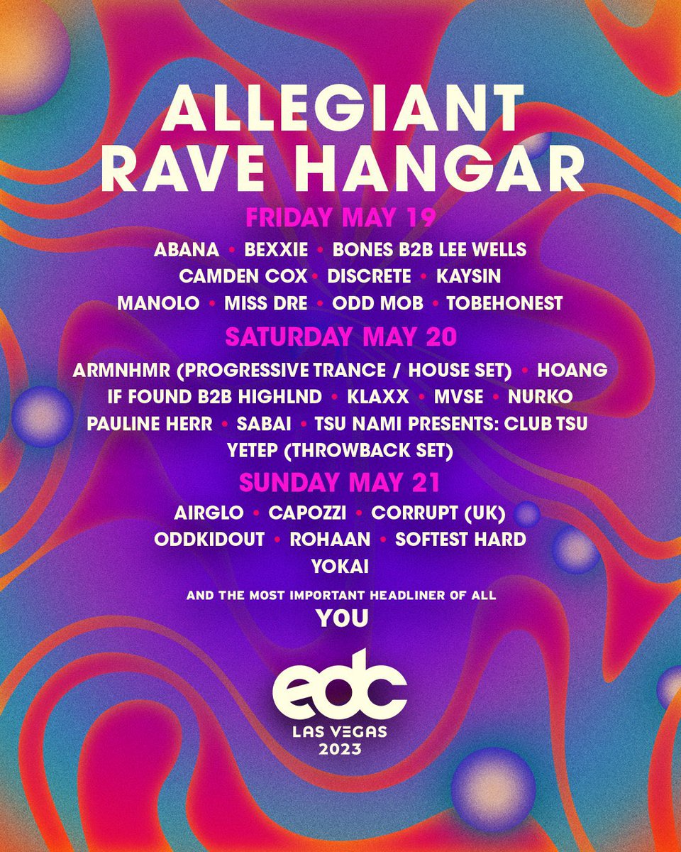 THIS IS UNREAL, I’M PLAYING MY FIRST EDC!! 😭 This is going to be the best time ever, I can’t wait to see you all there