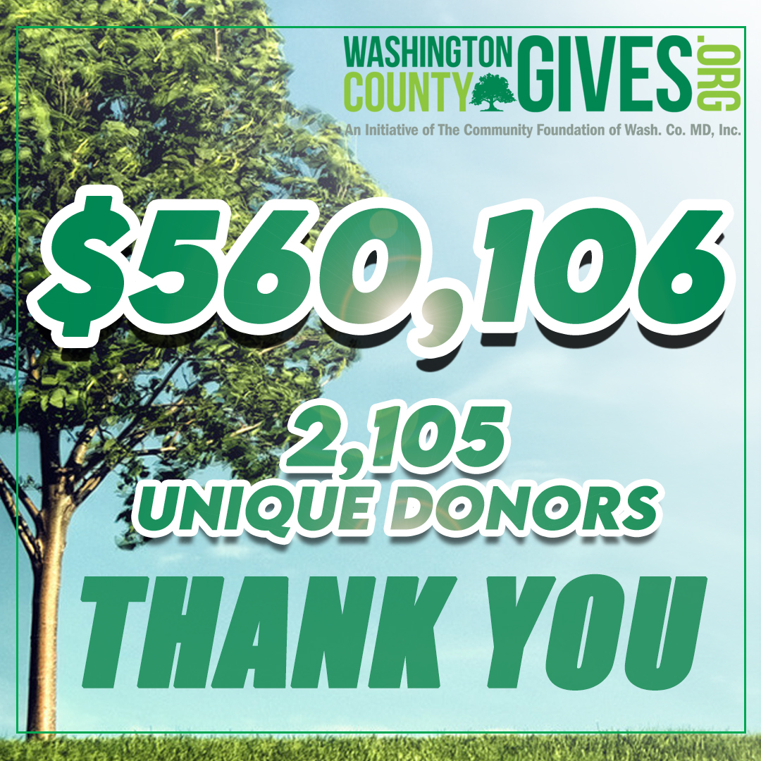 CFWCMD's tweet image. THANK YOU, WASHINGTON COUNTY! Visit washingtoncountygives.org/leaderboards to see how our participating nonprofits ranked!