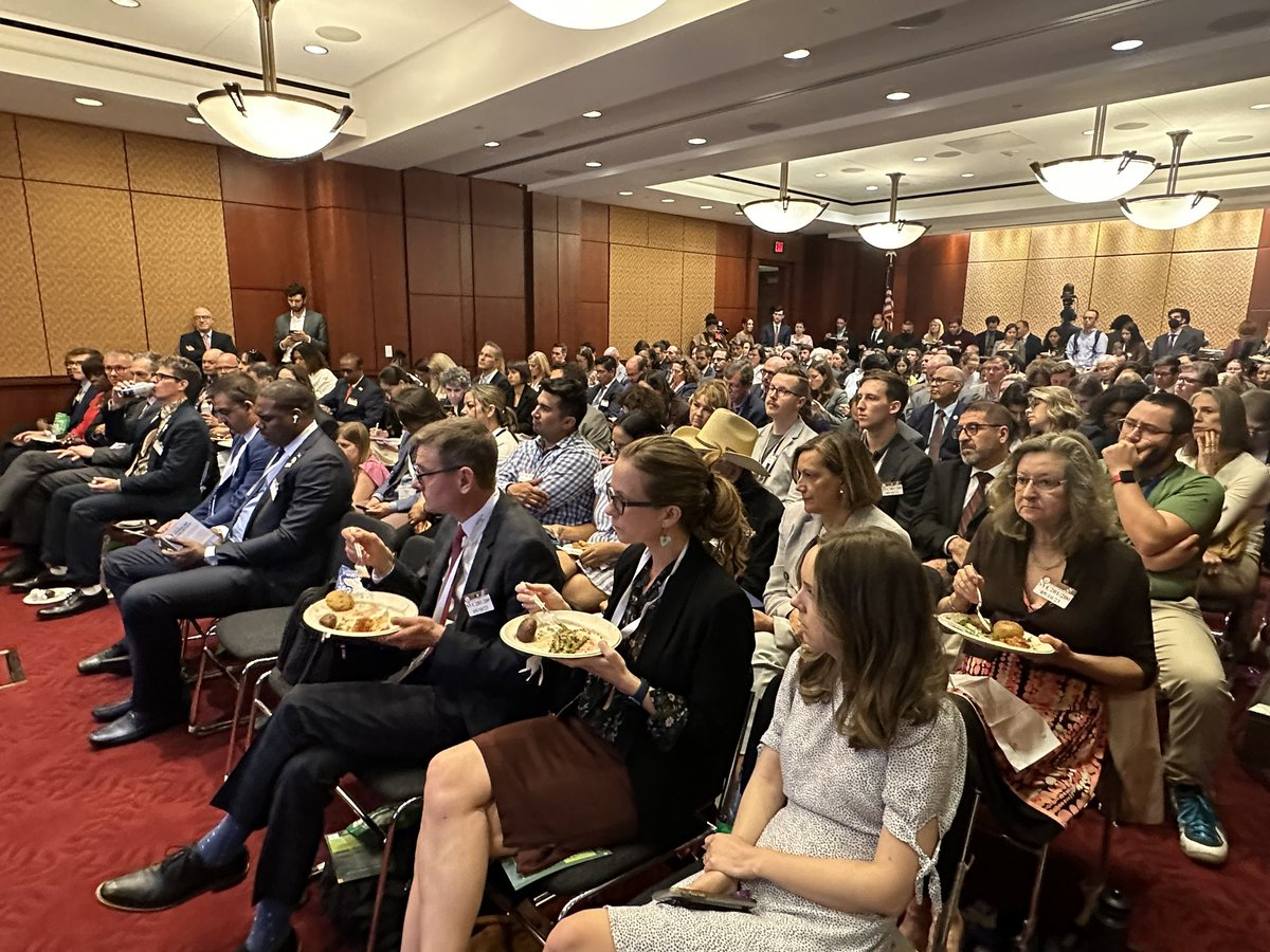 Incredibly powerful day at #AIM4Climate including our launch of the Forum for Farmers and Food Security on Capitol Hill with Senator @ChrisCoons, Rep @SaraJacobsCA, and many more! #AIM4C #AIM4CSummit
