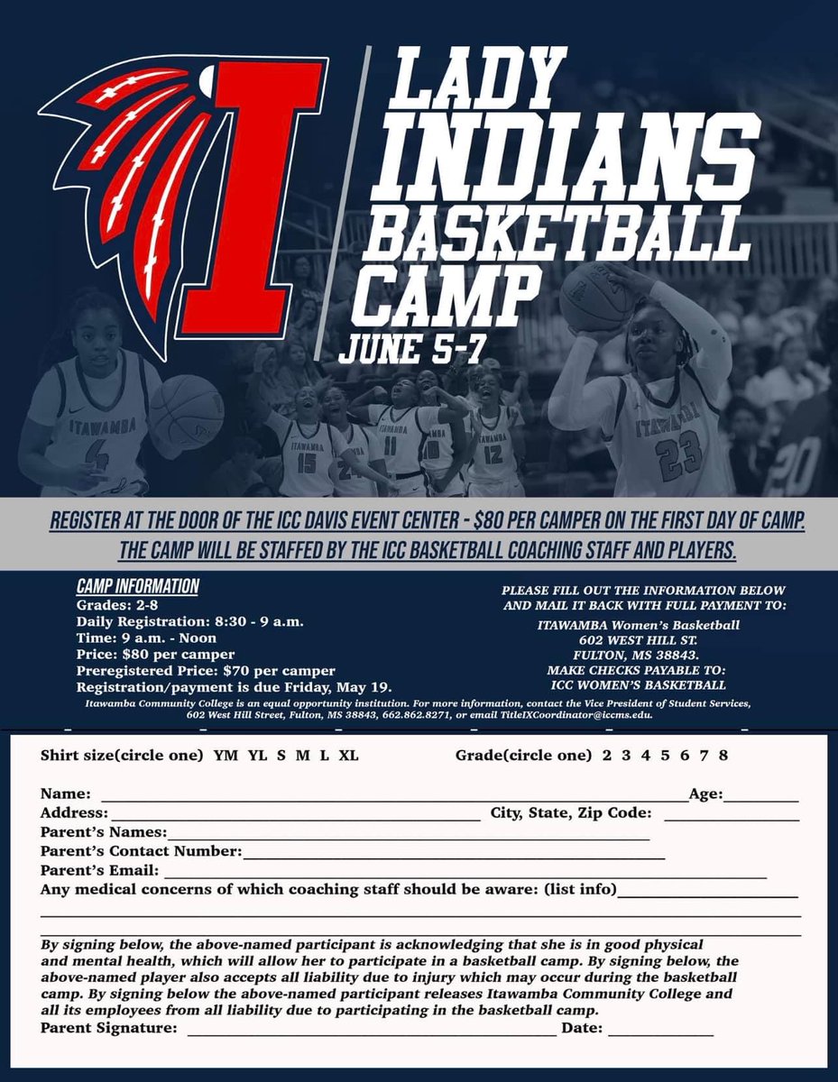 LetsGoICCWBB's tweet photo. ICC Individual Camp early bird special will be ending soon-May 19….register now‼️ $70 🏀❤️💙 https://t.co/hHXwlZv81v