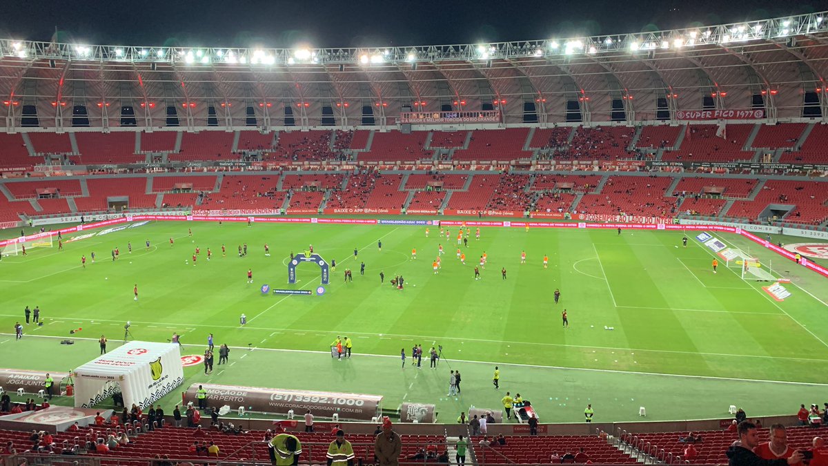 RavazzolliBruno's tweet image. Inter e Athletico no aquecimento #trbeirario