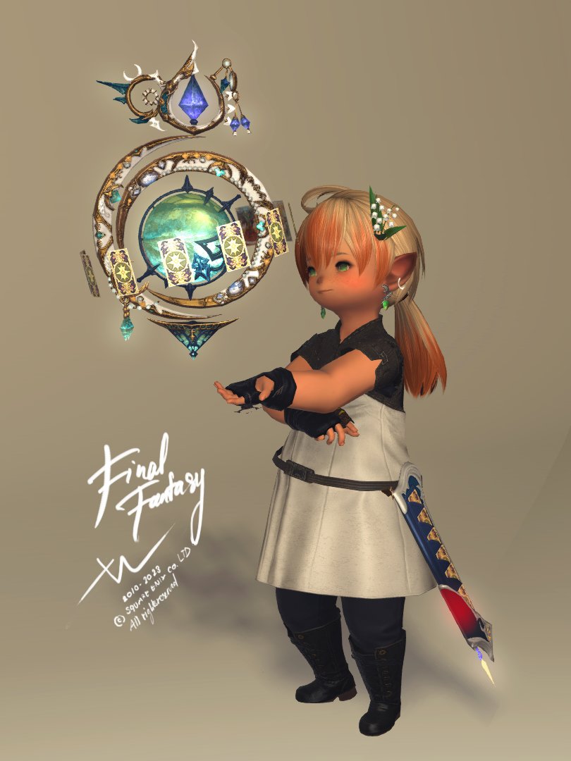 Imagine spending weekly capped tome and brine just for glamour LOL
Finally the healing and casting top dropped!!
新しいヒーラーのファッションコーディネートを発見。
武器も可愛く~