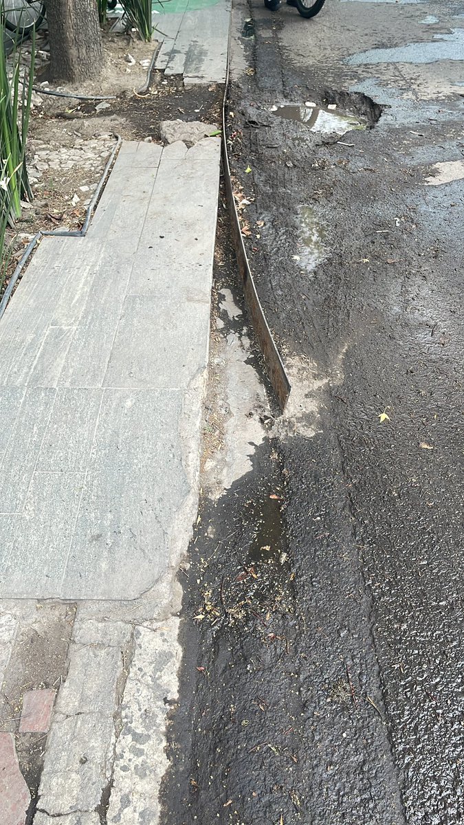 Solicito apoyo a las autoridades para que me cubran el costo de mi llanta ponchada debido a un fierro salido en las calles de Ejercito Nacional. No es posible que estén así y pido su apoyo porque me destryó la llanta <a href="/Claudiashein/">Claudia Sheinbaum Pardo</a> <a href="/mauriciotabe/">Mauricio Tabe Echartea</a>