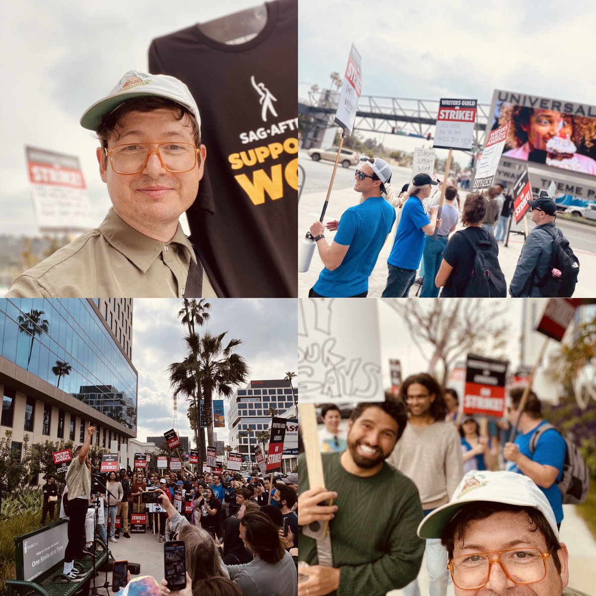 Union solidarity is crucial. Let’s get a fair deal done here. Keep up the good fight WGA! #WGAstrong #UnionStrong #SAGsupportsWGA