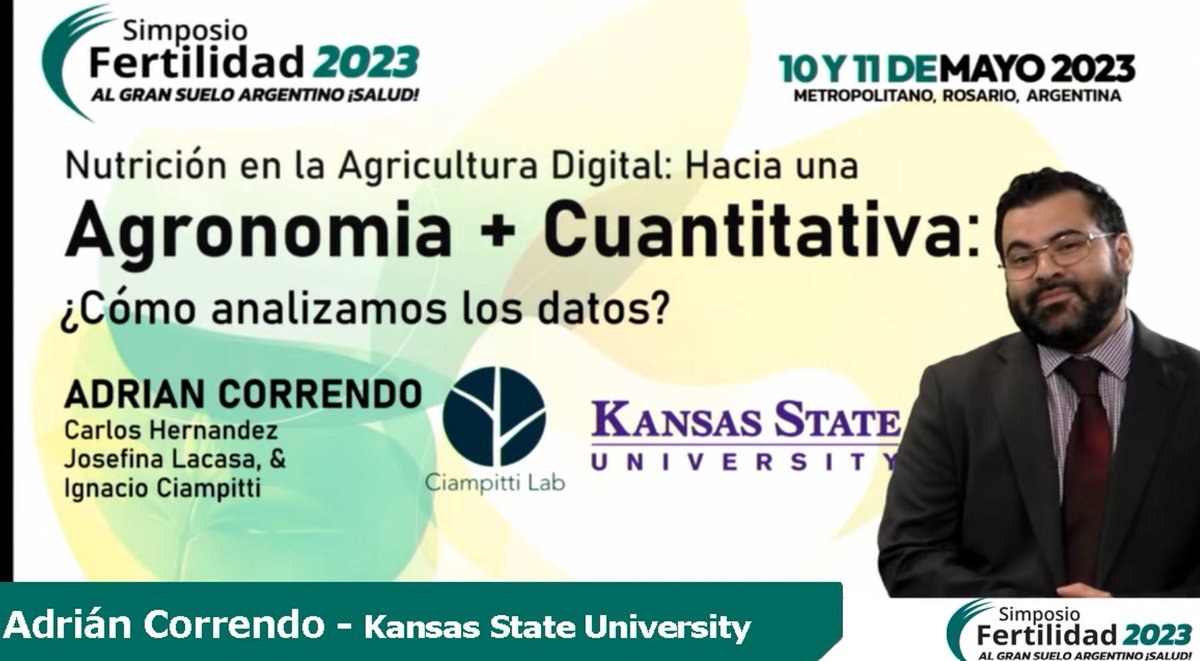 JorgeLMercau's tweet photo. Si vas a analizar un set d datos,
si con eso pretendes hacer una herramienta q ayude a tomar decisiones,

NO dejes d escuchar la excelente y muy didáctica presentación de @aacorrendo💪
en #Fertilidad2023 @FertilizarAC 

y emprendé un CAMINO d aprendizaje!
(spoiler: 1er y última) https://t.co/ZXlDSZ3Qhp