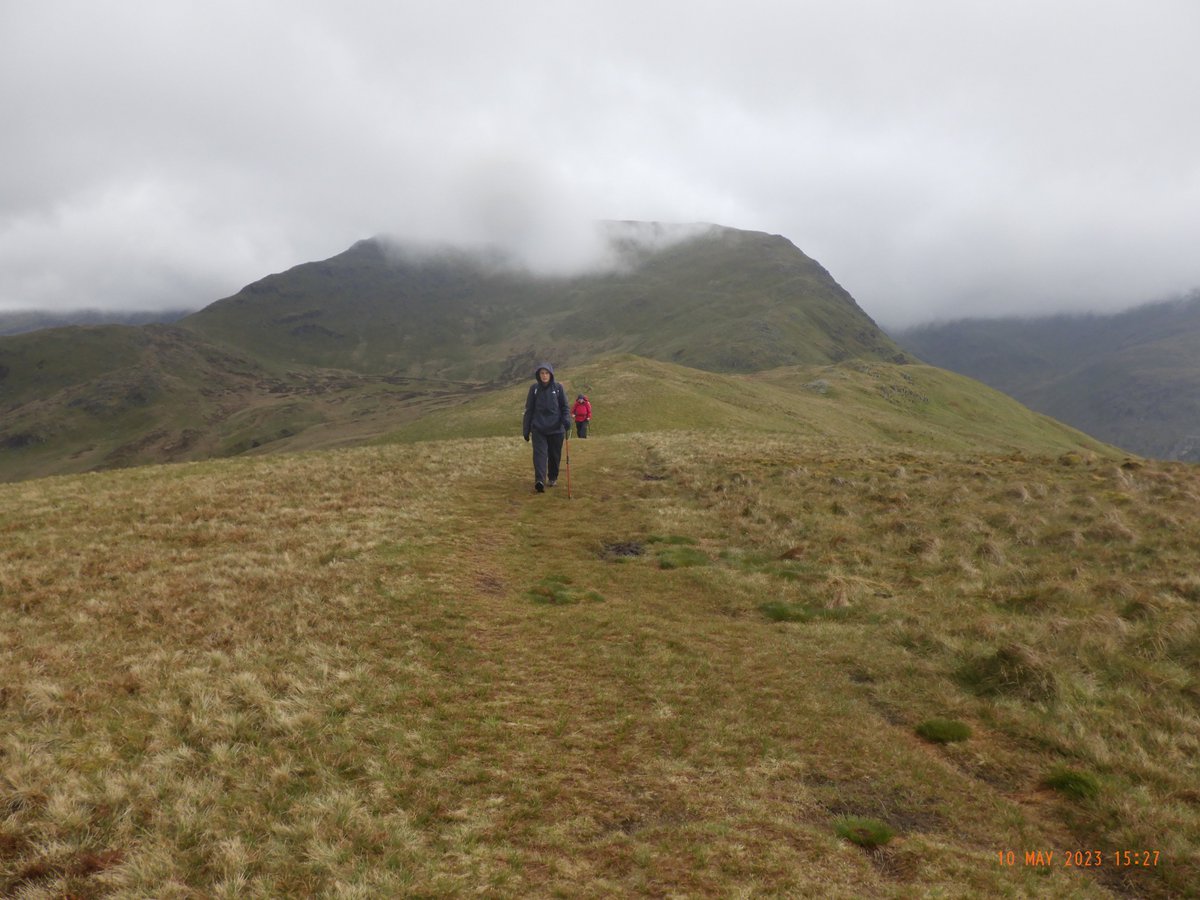KnipeMike's tweet image. Crook and Weardale Ramblers 50th anniversary walk from Grasmere to Patterdale. Weather didn't play nicely. Mixed and matched low and high level walks
