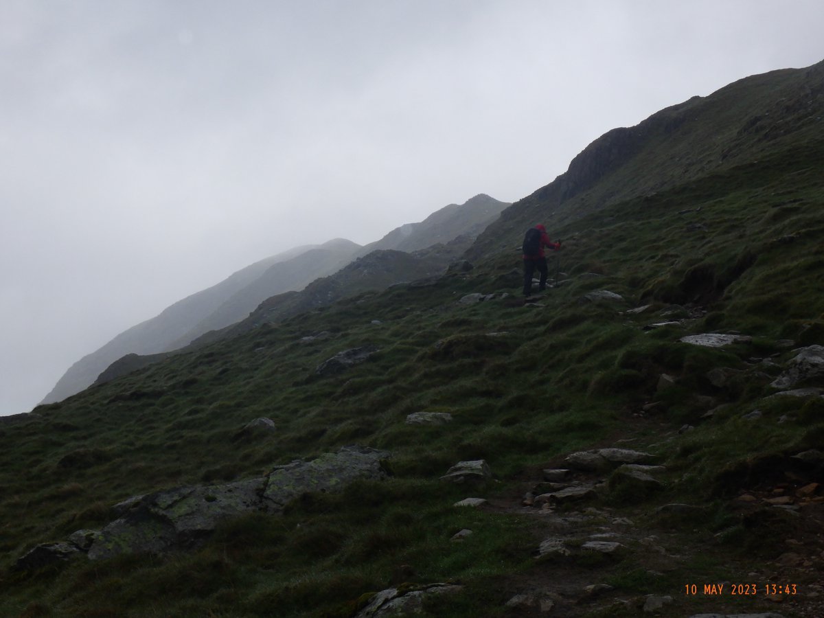 KnipeMike's tweet image. Crook and Weardale Ramblers 50th anniversary walk from Grasmere to Patterdale. Weather didn't play nicely. Mixed and matched low and high level walks