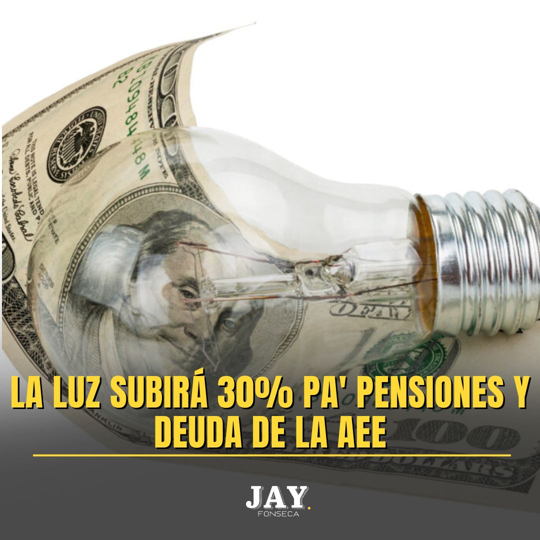 jayfonsecapr's tweet photo. LO TENÍAN CALLAÍTO, PERO AQUÍ TA PARA QUE SEPAS - El Plan pa pagar las pensiones de la AEE es subirle 12-15% a la factura de la luz y el de pagarle la deuda es de subir cerca de 20-25% dependiendo del consumo. Los datos están en el documento oficial. ¿Estarías dispuesto/a a pagar más pa pagar pensiones y deuda? Los bonistas están pidiendo que les paguen todavía más, la Junta dice que ese 30% es lo más que pueden y la jueza presiona para que se negocie algo. Pero el pueblo está enajenado de estas cosas y al parecer ya resignado.
https://t.co/wLMJBlrqck