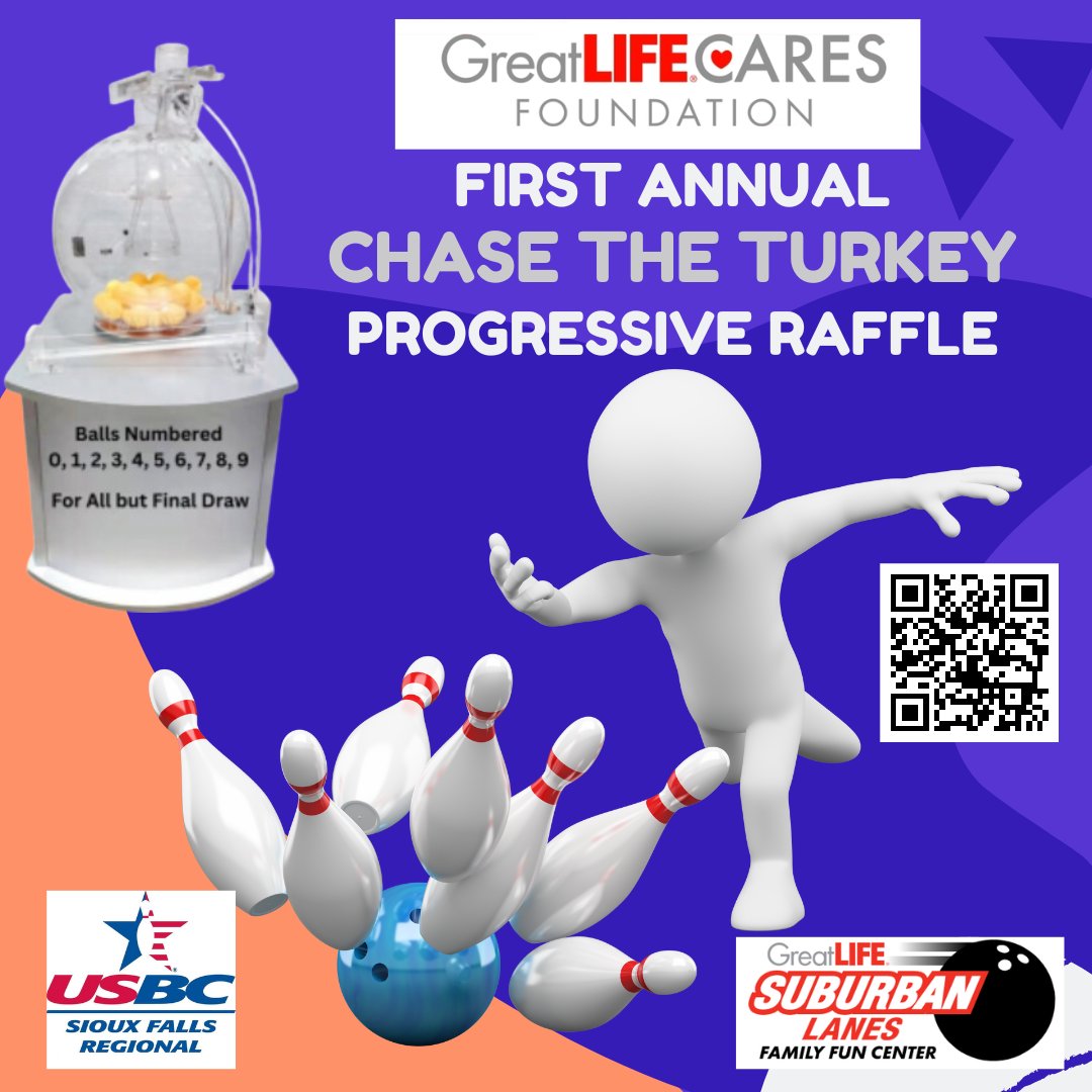SiouxFallsUSBC's tweet photo. Its time to CHASE THE TURKEY!!!

Check out the details here: https://t.co/bRTWmw7SKP

#GoBowling
#SDBowling
#AFutureForTheSport https://t.co/G7cHEeqhOX