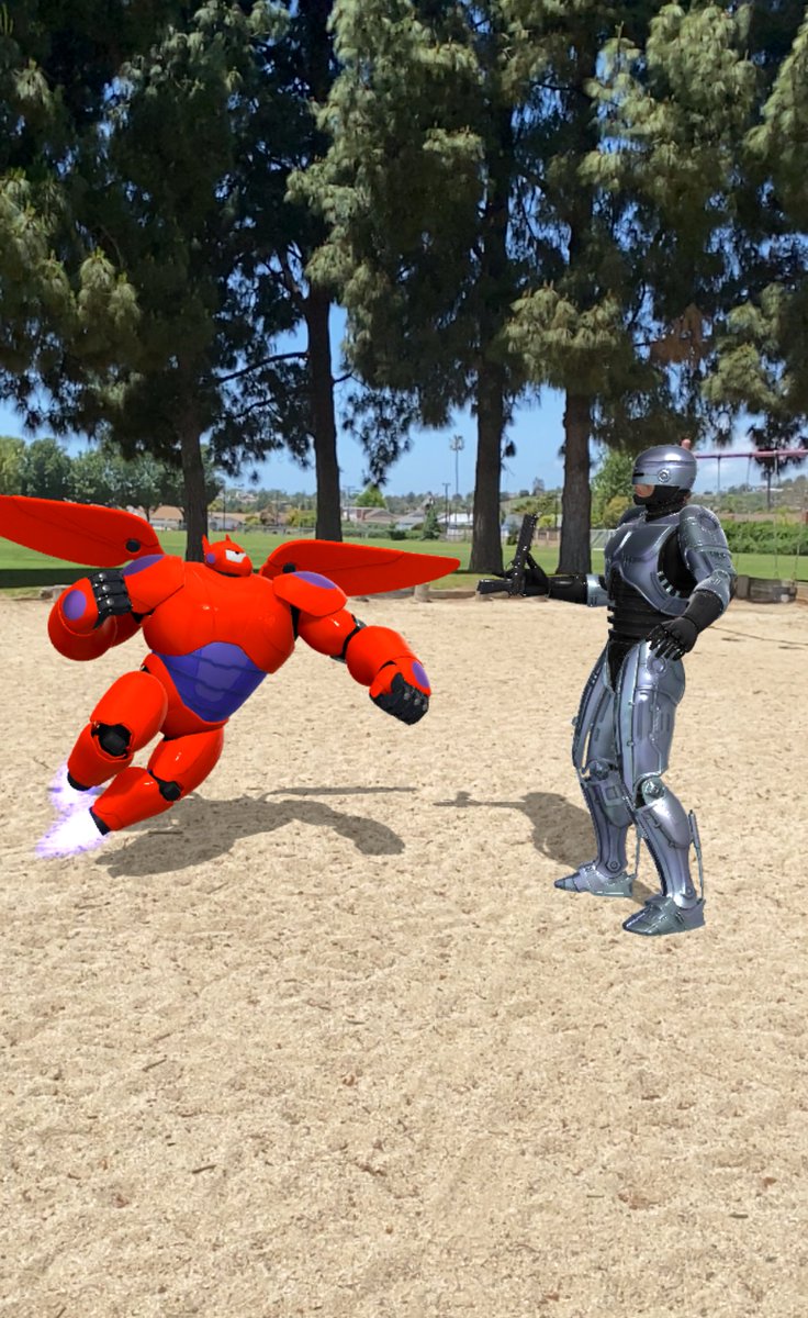 EVLVD_1's tweet image. Day 24: Battle of the Bots🦿💥🦾

Spent lunch at the park and saw these guys about to battle it out! Felt like a highscooler cause i HAD to get it on camera🤜🏽💥🤛🏽📸

#WebVCollective🕸️ #VeVeCommunity #30DayVeveChallenge #CollectorsAtHeart
#vevefam #BattleBots #bighero6 #Robocop