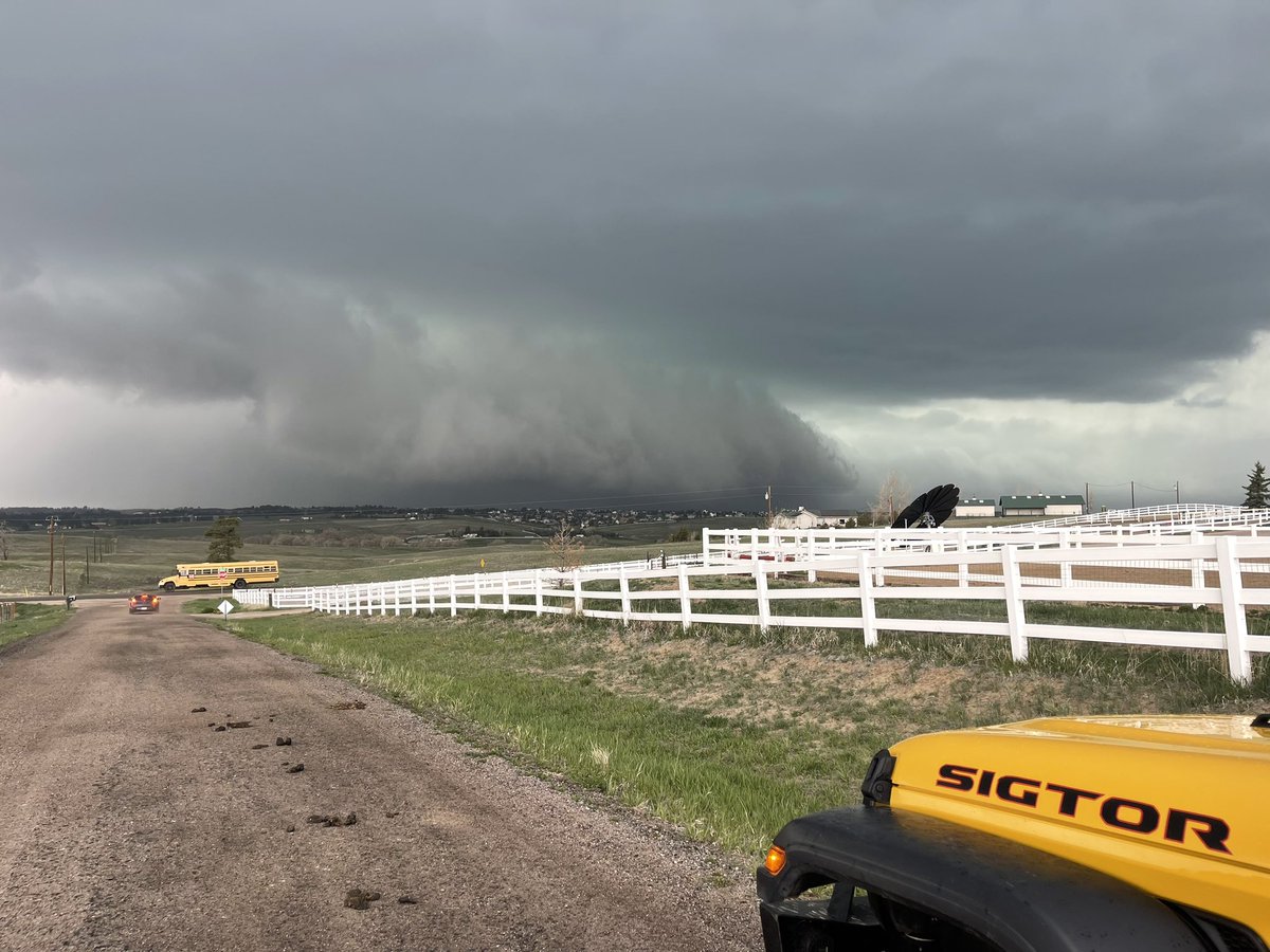 Elbert County tornado warned storm. #cowx
