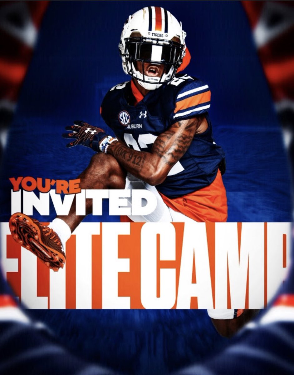 Thank you @AuburnMade for the camp invite, excited to come work! @CoachDavisWR @CoachRonRoberts @AuburnFootball @warriorfbsmhs @CoachNice_SMHS @qbcoachvell