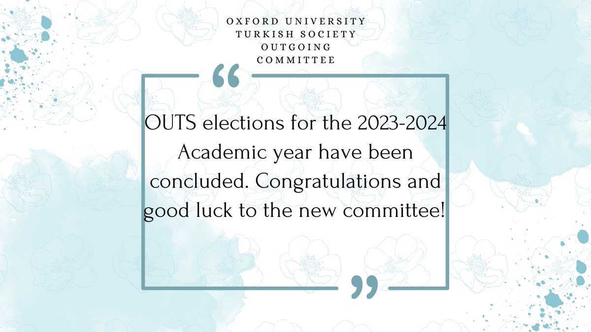 Many thanks to everyone who cast a vote during the elections. We have a ~75% of participation rate! Also, many thanks Dr Gülbuse Turan for being your election officer and overseeing the whole process.