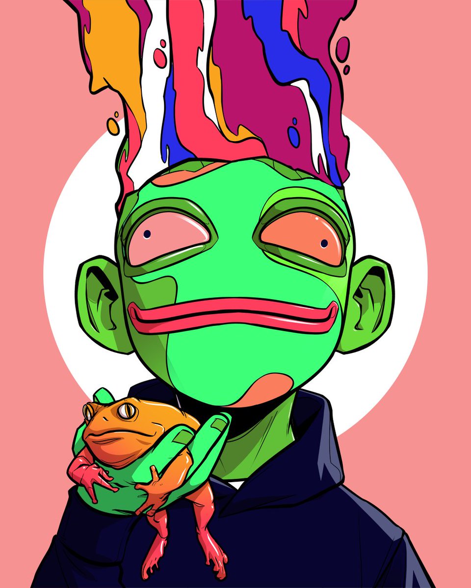 Licking the toad, chasing that high. $PEPE 

#WeAreExiled