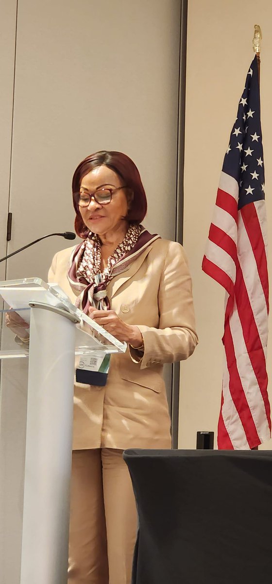 JosefaSacko's tweet photo. At the #AIM4Climate, I called for increased production &amp; consumption of indigenous foods in Africa, key to achieve #FoodSecurity.Our vision for adapted Crops &amp; Soil at #VACS to help @_AfricanUnion advance implementation of this pathway. @SecVilsack @CaryFowler_ @USForeignAssist https://t.co/YjugYrzNIl