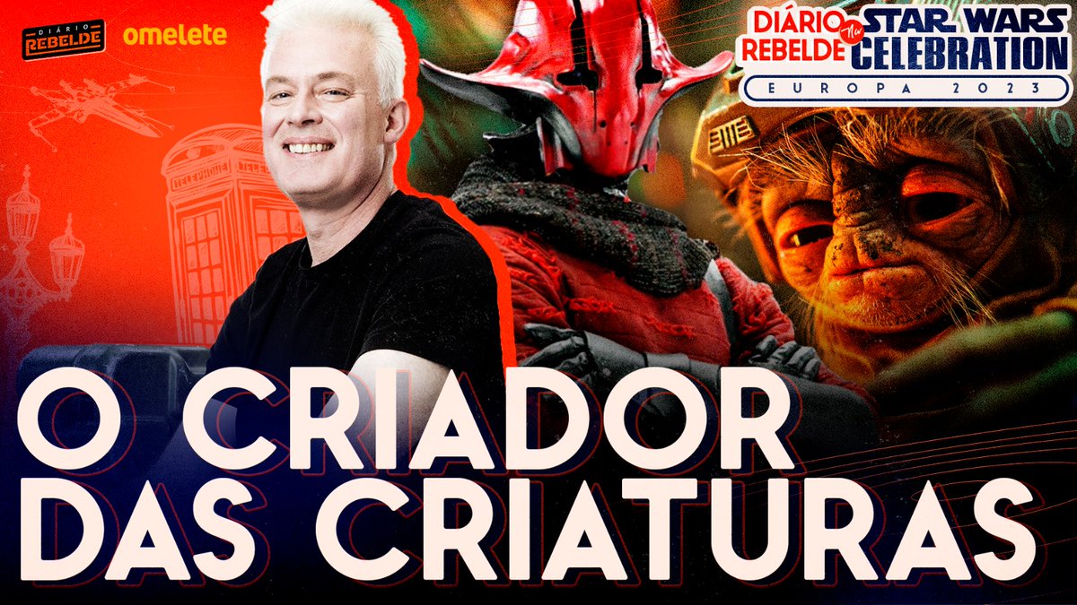 🚨TÁ NO AR!

Bati um papo com Neal Scanlan, supervisor de VFX e criaturas de #StarWars e descobri qual criatura da saga ele gostaria de ser. Será que você adivinha?

Descubra agora:

youtu.be/JHpNUEStugo

youtu.be/JHpNUEStugo