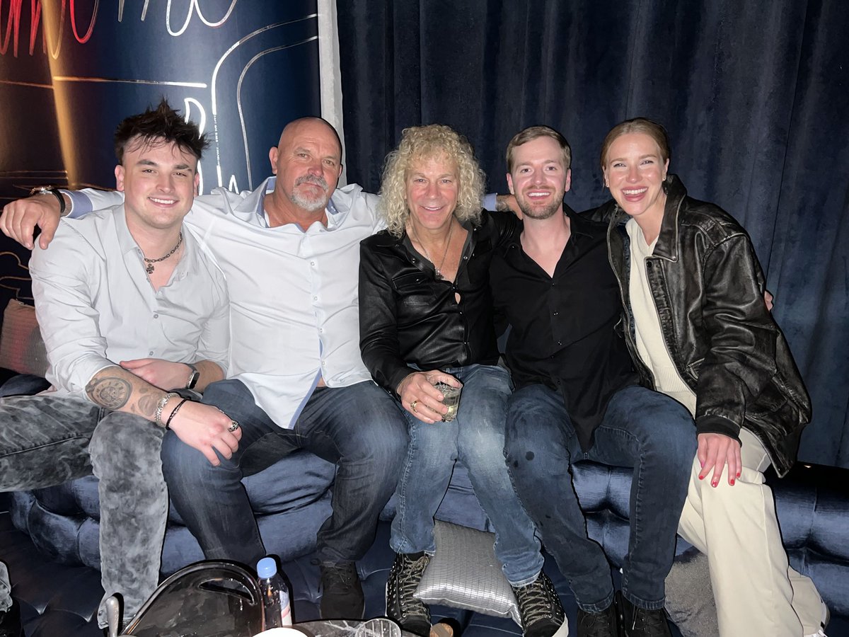 It was great getting the Kids together David Brian of Bon Jovi his kids and my Son. For my 60th birthday Party. It was epic still hung over lol.