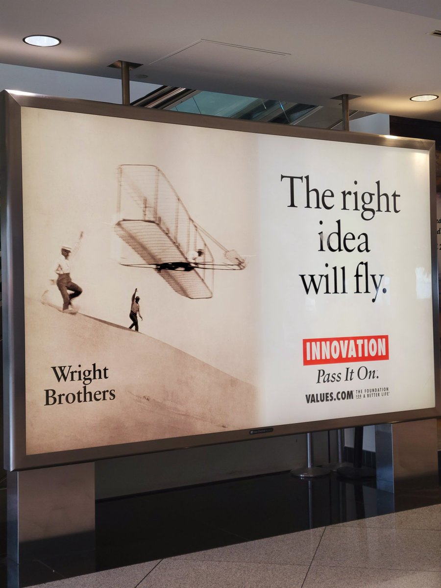 'The right idea will fly.'

#wrightbrothers #innovation
#PassItOn