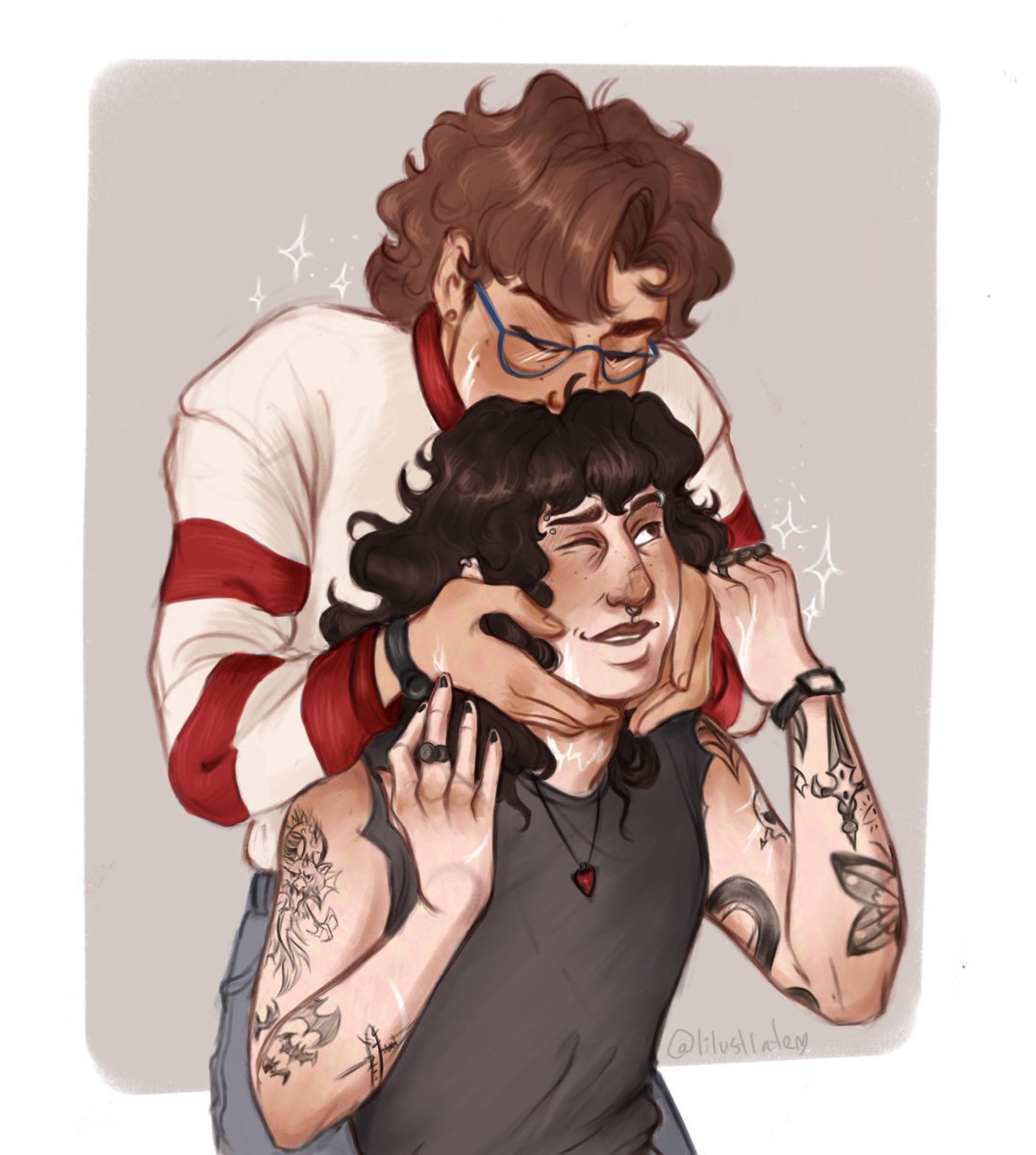 They 😌🖤

#steddie #StrangerThings #steveharrington #eddiemunson #procreateart