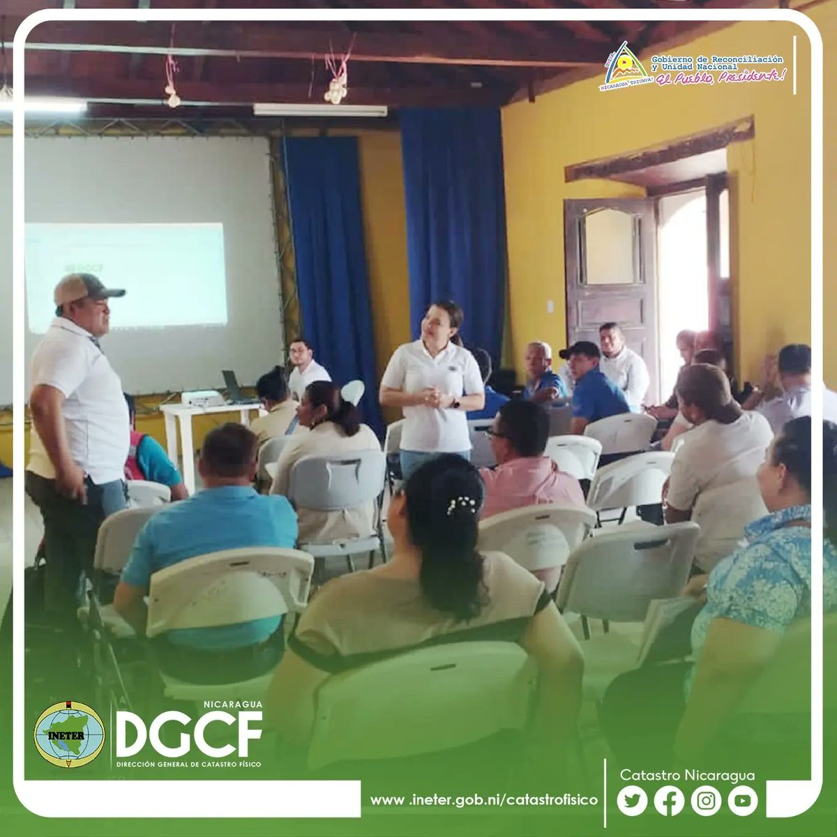 #Nicaragua 🇳🇮| En el encuentro, se abordaron temas de coordinación interinstitucional para el inicio de las actividades de la Delegación Departamental de Catastro Físico de Chontales, con responsables de instituciones que integran la Ruta de la Propiedad. #MayoVivaSandino