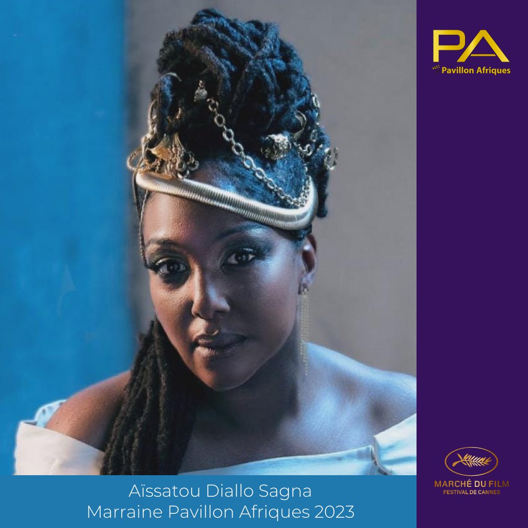 MARRAINE PAVILLON AFRIQUES 2023 
After her historic Cesar of best actress in a second role in 2022 in La Fracture - Aissatou Diallo Sagna returns to Cannes with a competing film, The Return, by Catherine Corsini. 

We are proud to welcome this passionate professional!
#sonadiesan