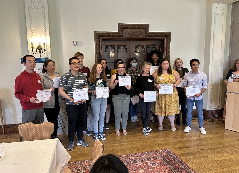 Lake Lab (@the_lake_lab) on Twitter photo Our PhD students are also passionate about teaching! Last week <a href="/PaveyShawn/">Shawn Pavey</a> and <a href="/TheRealBecky547/">Becky Reals</a> attended the Recognition Reception for <a href="/WUSTLCTL/">WUSTL Center for Teaching and Learning</a>, certifying that they both completed the Community Member and Associate levels of the Professional Development in Teaching Program. Our PhD students are also passionate about teaching! Last week <a href="/PaveyShawn/">Shawn Pavey</a> and <a href="/TheRealBecky547/">Becky Reals</a> attended the Recognition Reception for <a href="/WUSTLCTL/">WUSTL Center for Teaching and Learning</a>, certifying that they both completed the Community Member and Associate levels of the Professional Development in Teaching Program.