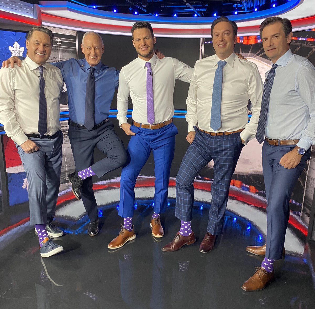 Doing it for Daron tonight!! ❤️<a href="/difdroyal/">DIFD at The Royal</a> <a href="/Sportsnet/">Sportsnet</a> <a href="/hockeynight/">Hockey Night in Canada</a> <a href="/KellyHrudey/">Kelly Hrudey</a> <a href="/FriedgeHNIC/">Elliotte Friedman</a> <a href="/Ron_MacLean/">Ron MacLean</a> <a href="/dallaseakins/">Dallas Eakins</a>