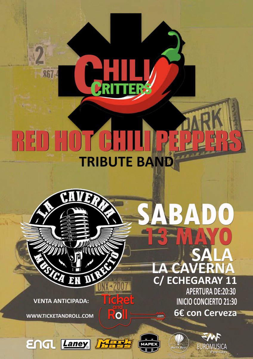 #RHCP #Madrid #Tributo