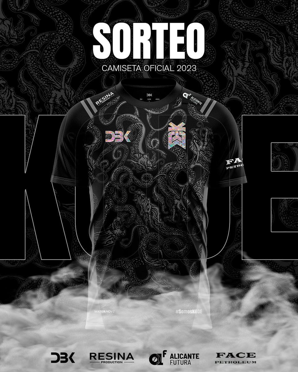KodeGamingES's tweet photo. 🚨🚨SORTEO🚨🚨
Gracias a nuestros amigos de @DBKSportsES  , sorteamos una de nuestras camisetas técnica oficial 
✅Seguirnos en Twitter y Instagram (KodeGamingES)
🔁RT Este tweet 
🗣️Menciona a 2 amigos comentando #SomosKODE https://t.co/AMk9BJNrGR