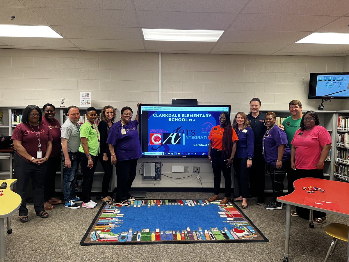 ARTwithJessica's tweet image. Huge congratulations to @ClarkdaleSchool on getting Cobb arts integration certification! So PROUD of the teachers, coaches, admin &amp;amp; students at Clarkdale ES. I was with this school when it all began 7 years ago. #doingdriveslearning #artsintegration❤️
