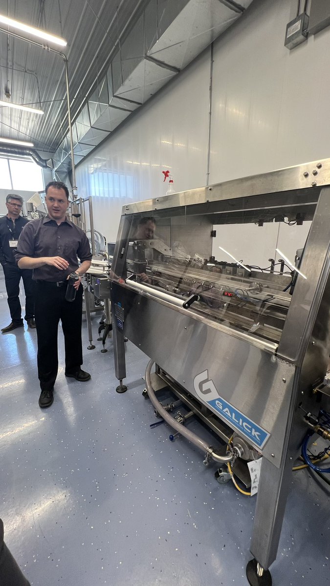 mbchambersofcom's tweet photo. After Gilbert Plains, we headed to Grandview and toured @gvliquor! Look for their Hard Shot Vodka and flavoured liqueurs at an MLCC near you. #BuyLocalMB https://t.co/bPOBjelWhK