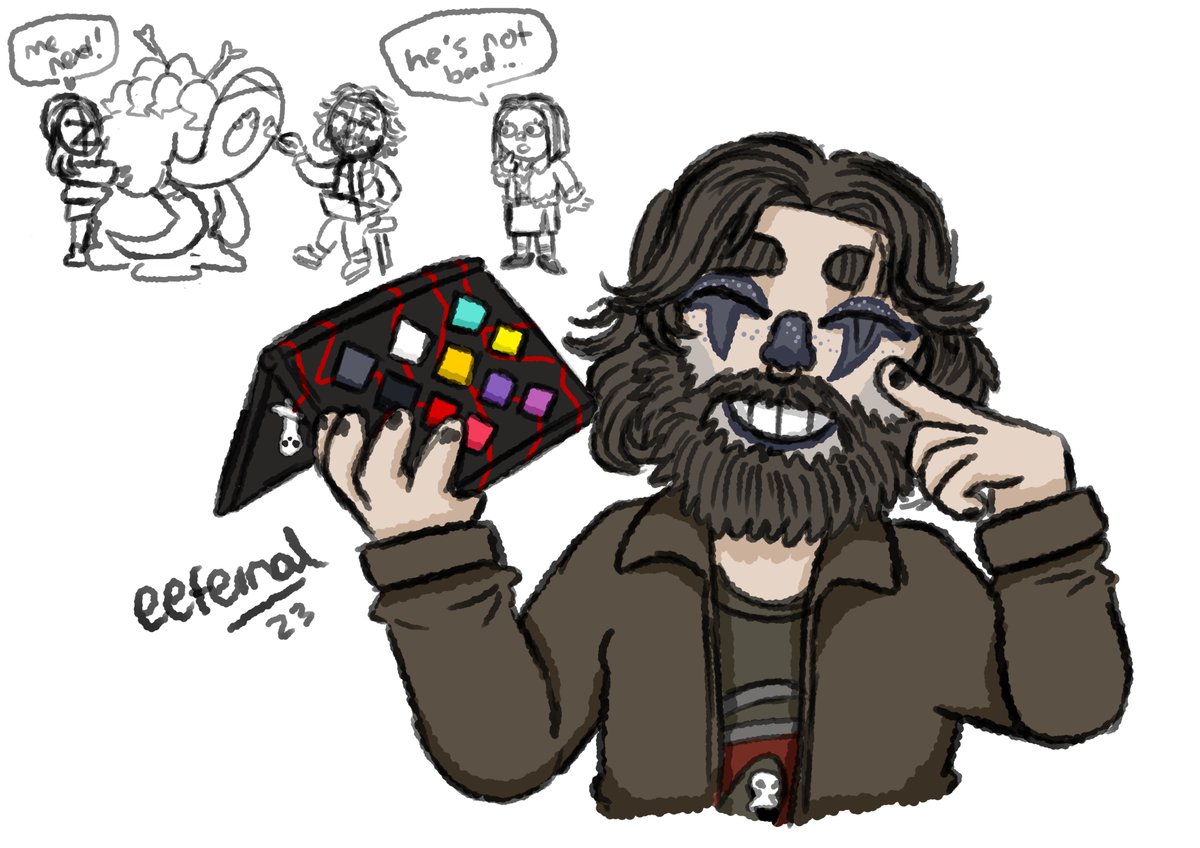 eefernal's tweet photo. DBD Makeup palette when? @DeadbyDaylight https://t.co/CHwQI8IFbO