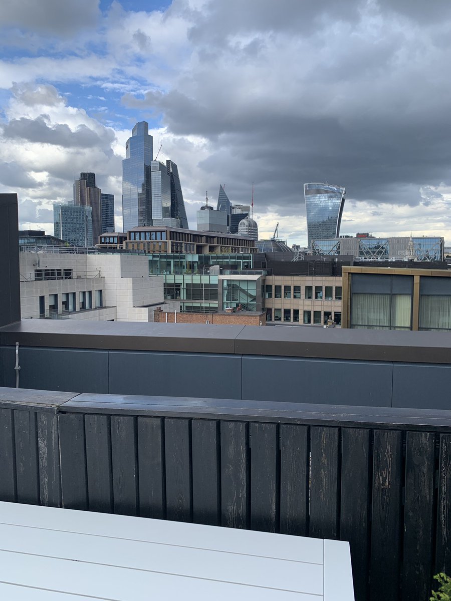 London. Lunch at Tate Modern followed by a few hours mooching around the galleries. Then on to <a href="/meningitis_now/">The Meningitis Minute</a> Business Ambassador briefing at a venue with a decent terrace view thanks to @quilterplc