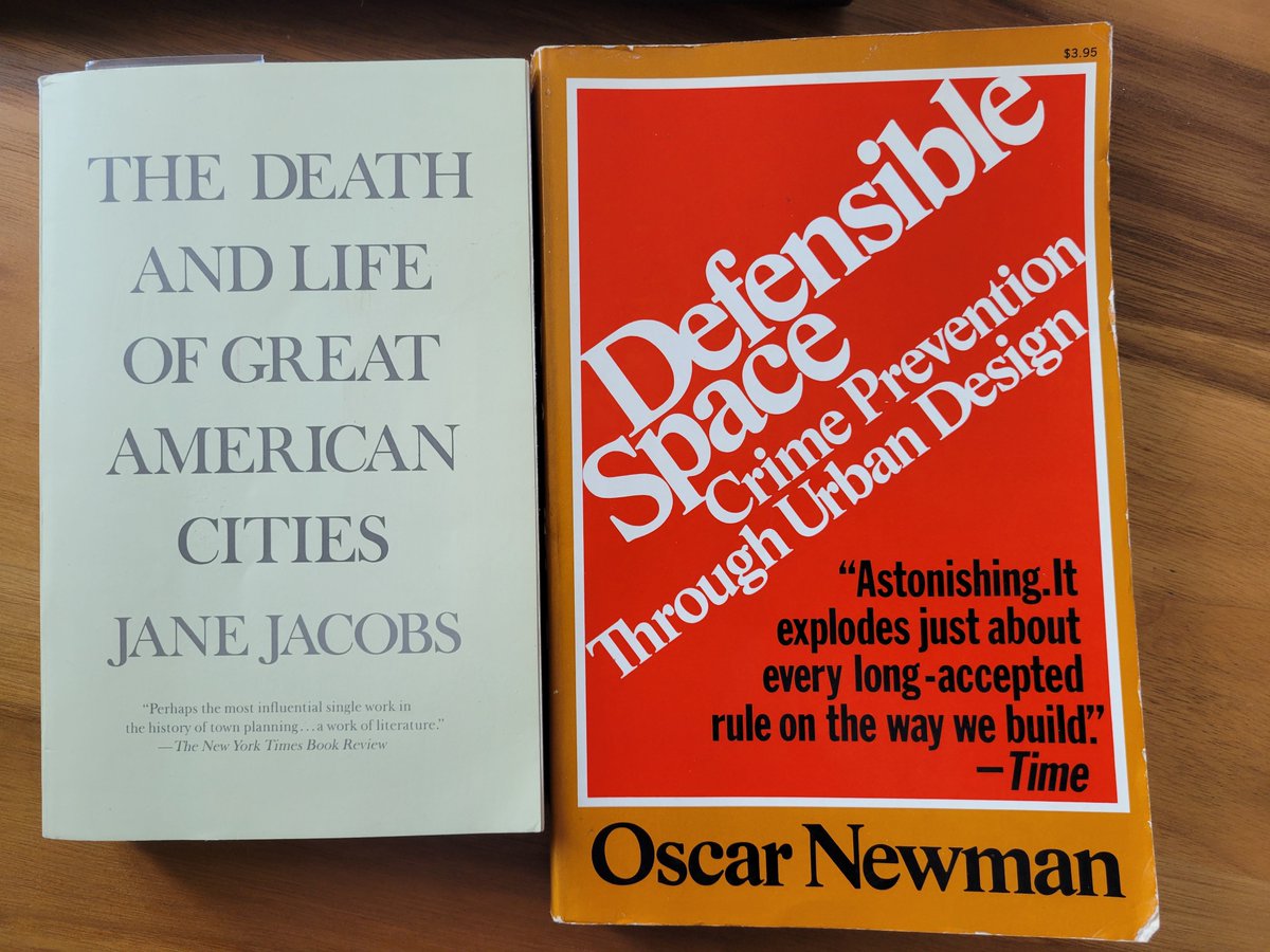 Have you read "The Death and Life of Great American Cities", by Jane Jacobs? Or "Defensible Space Crime Prevention Through Urban Design", by Oscar Newman? Learn from those who continue to influence #CPTED practitioners to this day.