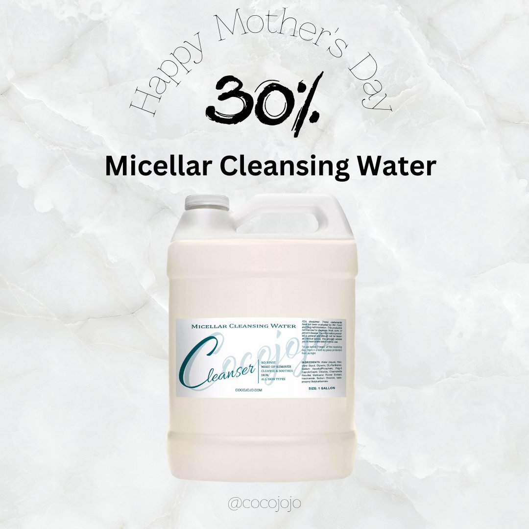 Cocojojo Strarts to celebrate Mother's Day with discounts on all products🥰
Micellar Cleansing Water! ❤
Don't miss out - use code MOM-30 for 30% off now, but hurry - this code is only available for the first 100 customers.
cocojojo.com/product/micell…
#MothersDay2023 #micellarwater