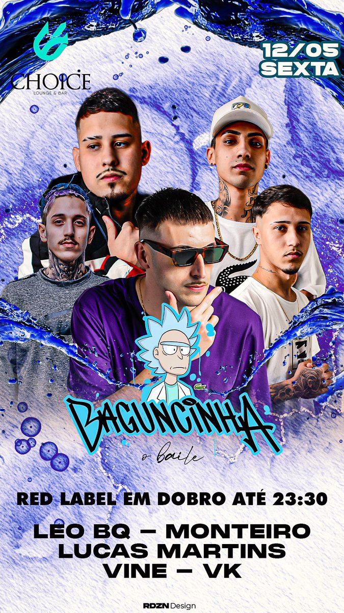 BaguncinhaBaile's tweet photo. Nesta sexta-feira (12/05) Baile da Bagunçinha estará na @choiceloungebar pela primeira vez, voltando com tudo!🔥
Até a 23h30min, Red label em DOBRO!
Vem que a baguncinha é garantida! 💙
#choice #funk #megafunk #mandelão #bagunçinha https://t.co/pUqr2yhLBV