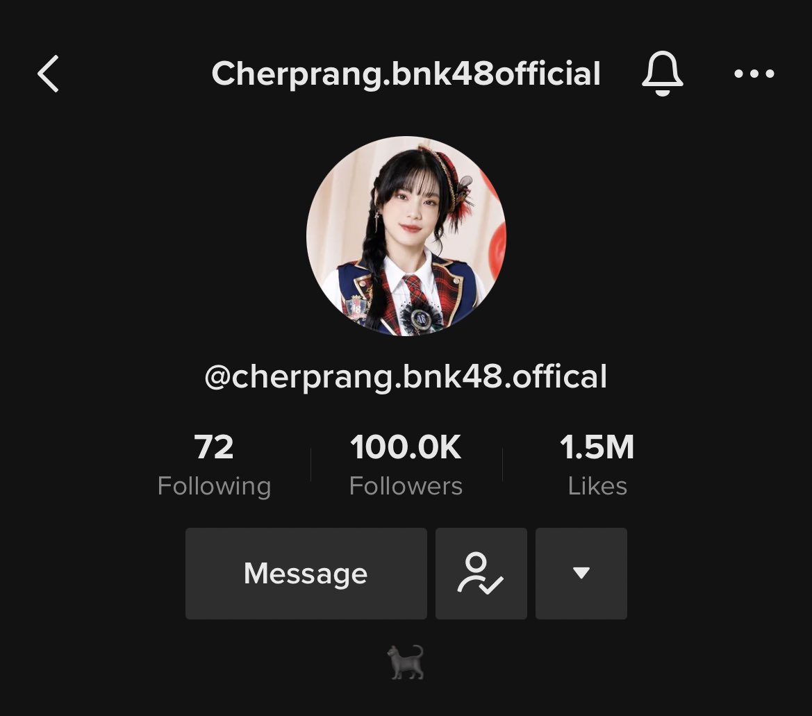 ยินดีด้วยนะคะ ต๊อกต๊อกหนึ่งแสนฟอลโลเวอร์แล้ว!!
🎉🎊

Morning Cherprang 

#CherprangAreekul 
#CherprangBNK48