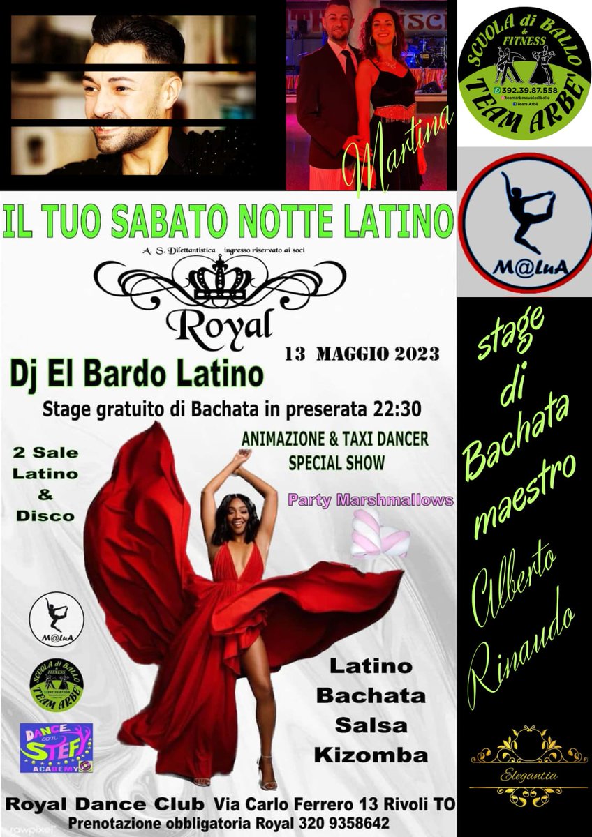 ArbeTeam's tweet photo. 👉👉 !!! STAGE DI BACHATA !!! 👈 https://t.co/kzr2LTFhrR